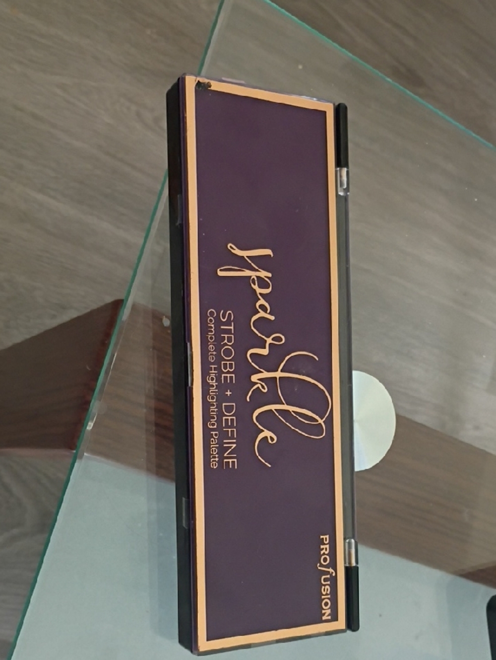 Profusion Cosmetics Sparkle Strobe + Define Highlighting Palette - Purple & Gold